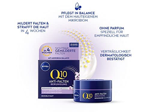 NIVEA - Q10 Anti-Falten Beruhigung Nachtpflege (50 ml)