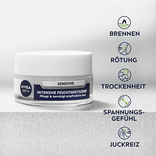 NIVEA MEN - Sensitive Intensive Feuchtigkeitscreme (50 ml)