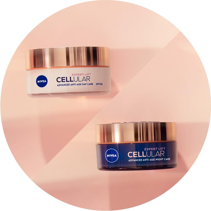 NIVEA - Cellular Expert Lift Anti Faltcremes Set für Tag und Nacht SPF 30 (2x50ml)
