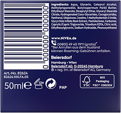 NIVEA - Q10 Anti-Falten Beruhigung Nachtpflege (50 ml)