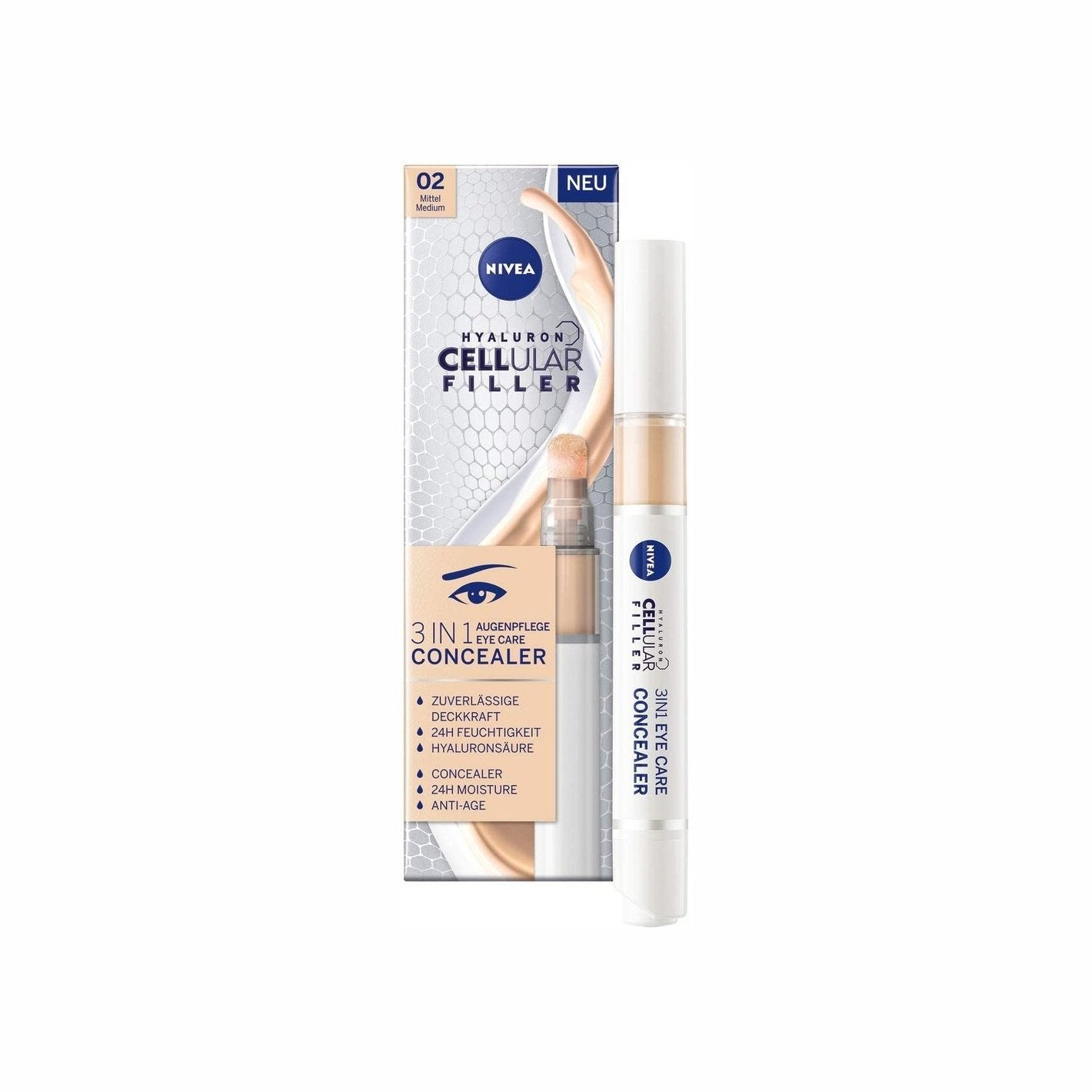NIVEA - Cellular 3-in-1 Eye Care Concealer