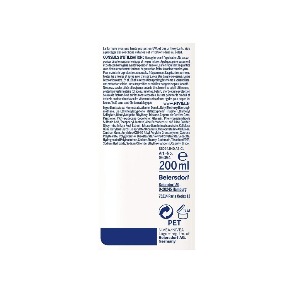 NIVEA SUN - Sensitive Sonnenschutzspray LSF 50+