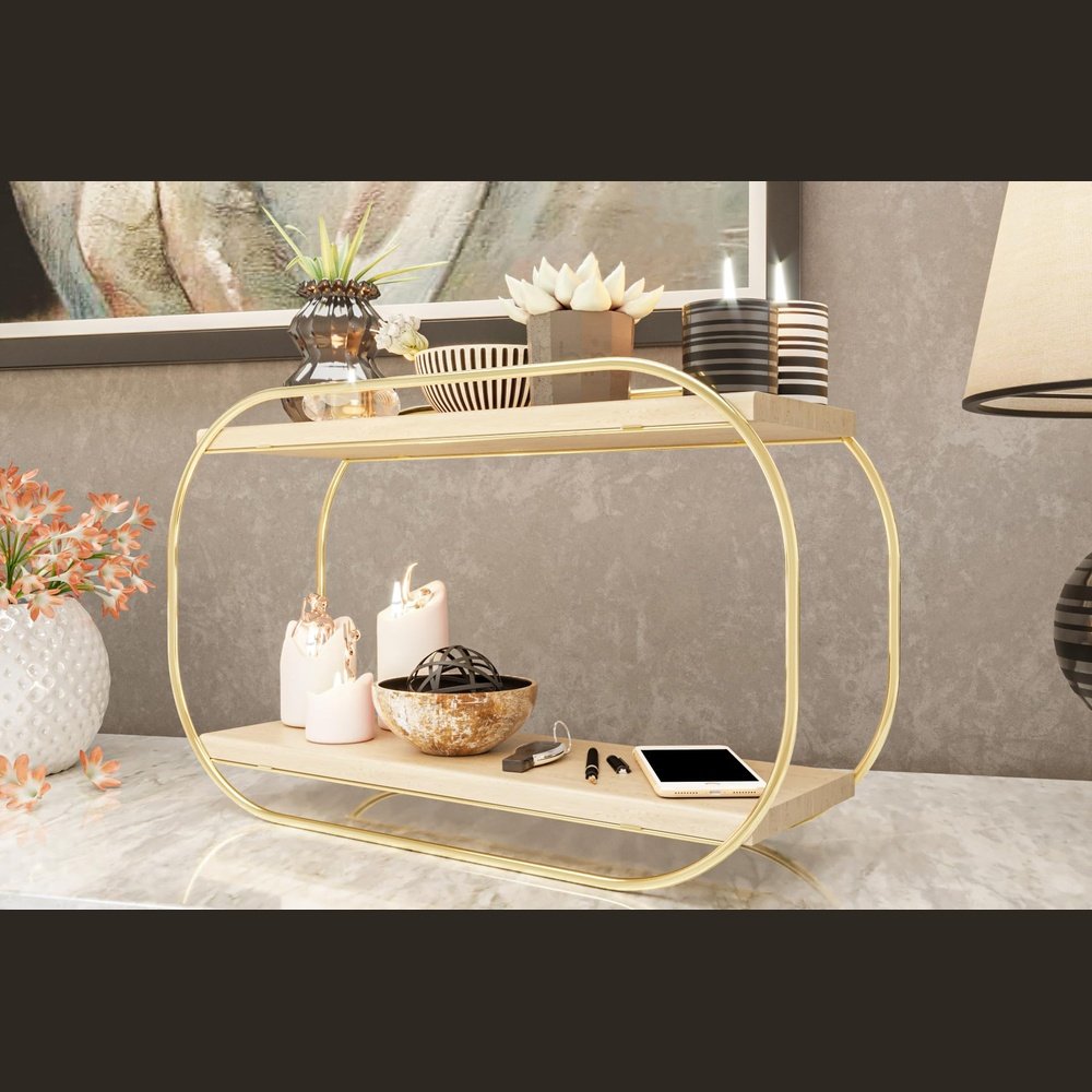 Emhelle - Regal Organizer Standregal mit 2 Etagen