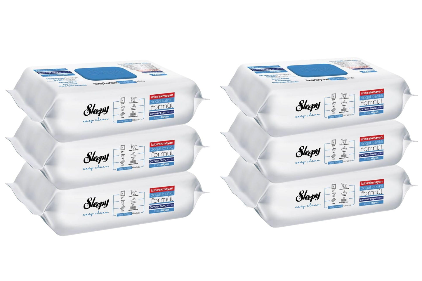 3 x 50 Blatt Sleepy Easy Clean Weiß Soap Additiv Mopa Bodenreinigungstuch 3 x 50 Blatt Sleepy Easy Clean Weiß Soap Additiv Mopa Bodenreinigungstuch